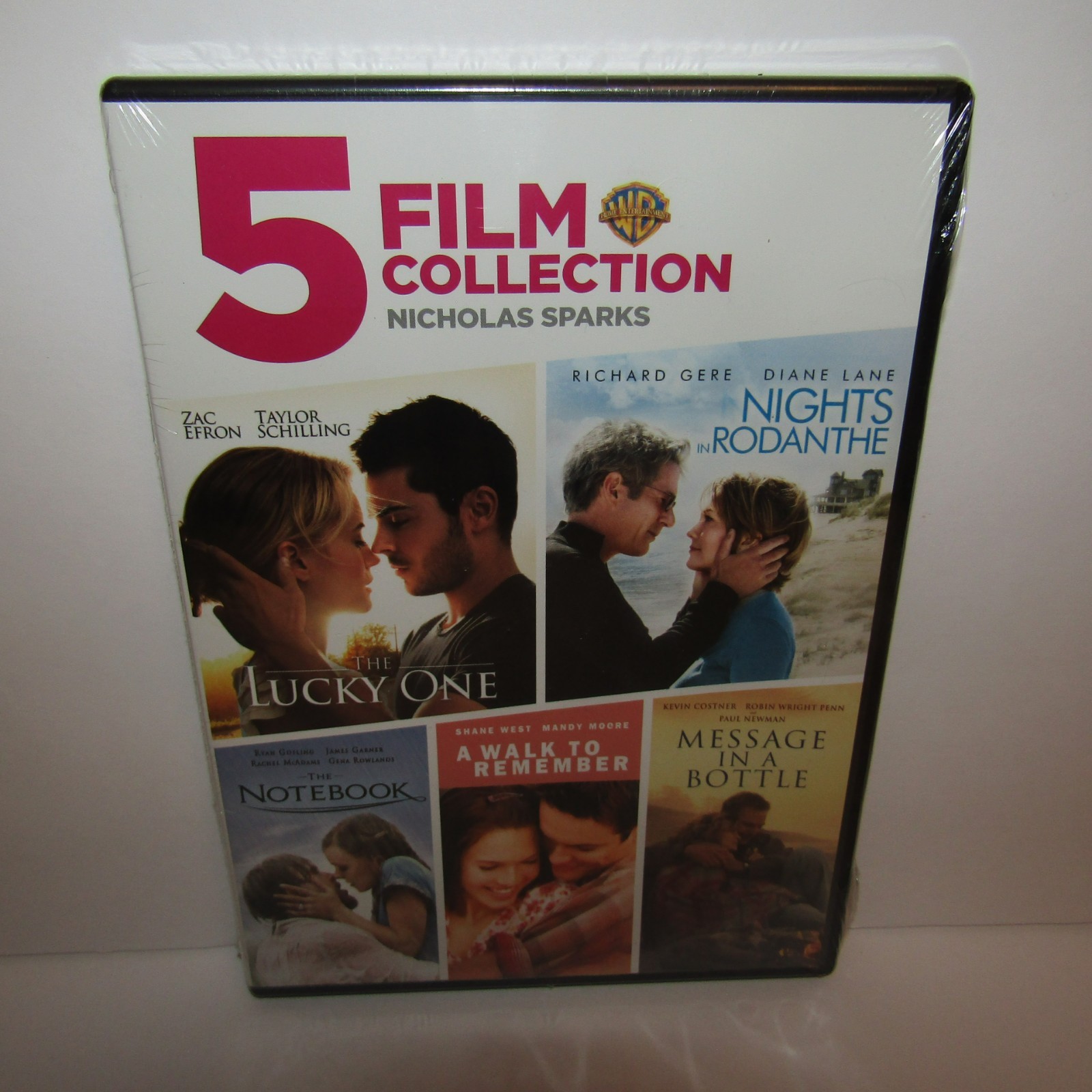 5 Film Collection Nicholas Sparks DVD Brand New & Sealed The Notebook A Walk to