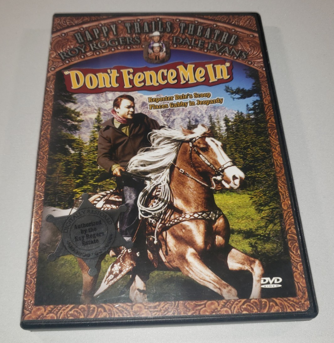 Don’t Fence Me in (2004 DVD, 1945 Film) Roy Rogers DALE EVANS Paul Harvey