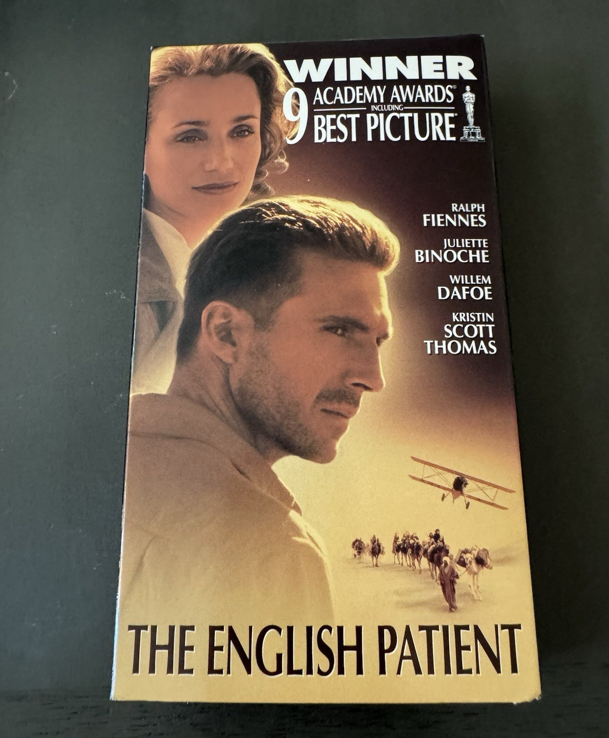 Miramax The English Patient VHS NTSC Closed Captioned 1996 R Drama Romance War
