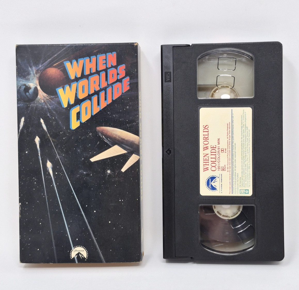 When Worlds Collide (1951) Sci-Fi VHS Classic Science Fiction Film George Pal