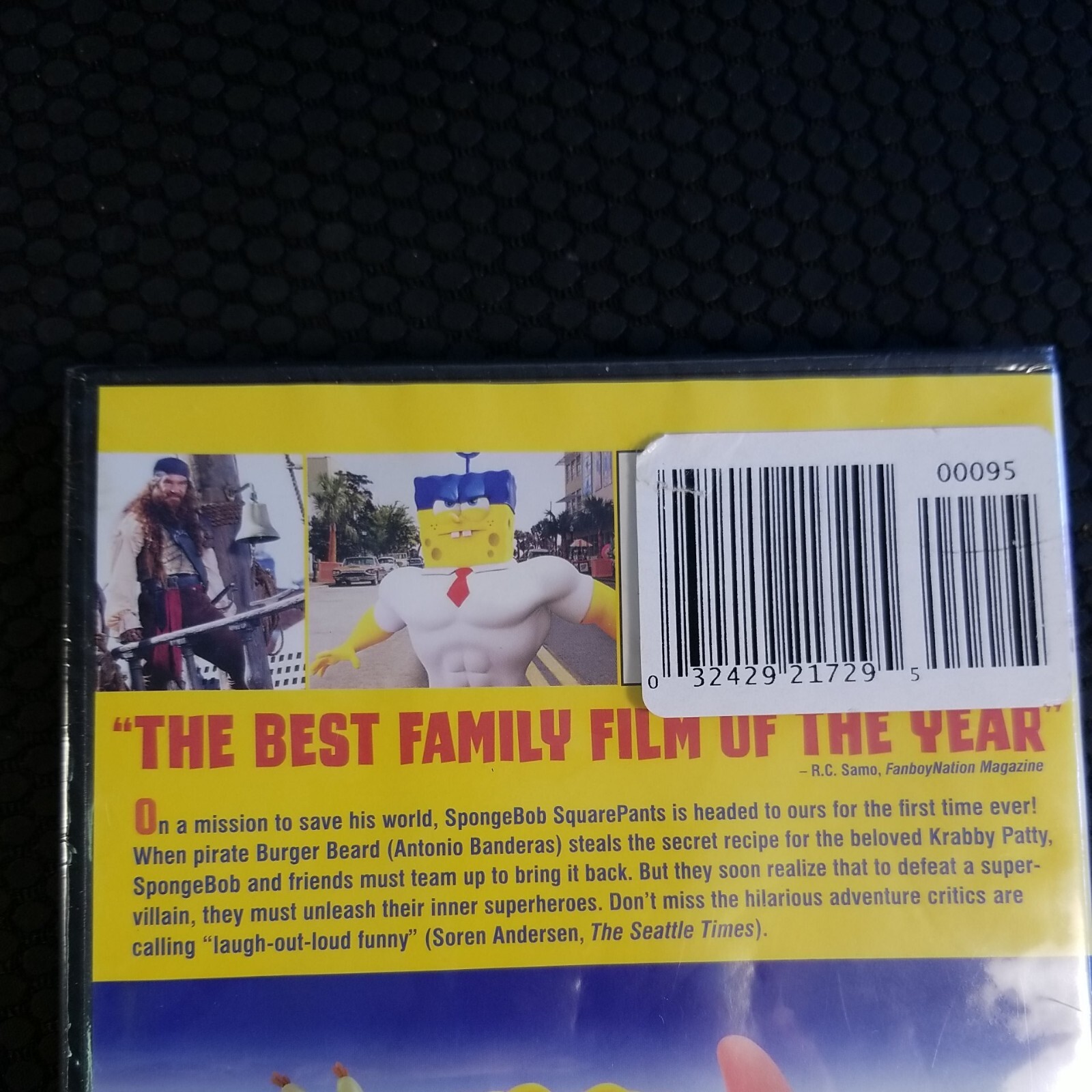 The SpongeBob Movie: Sponge Out of Water – DVD 2015 92 minutes Rated PG