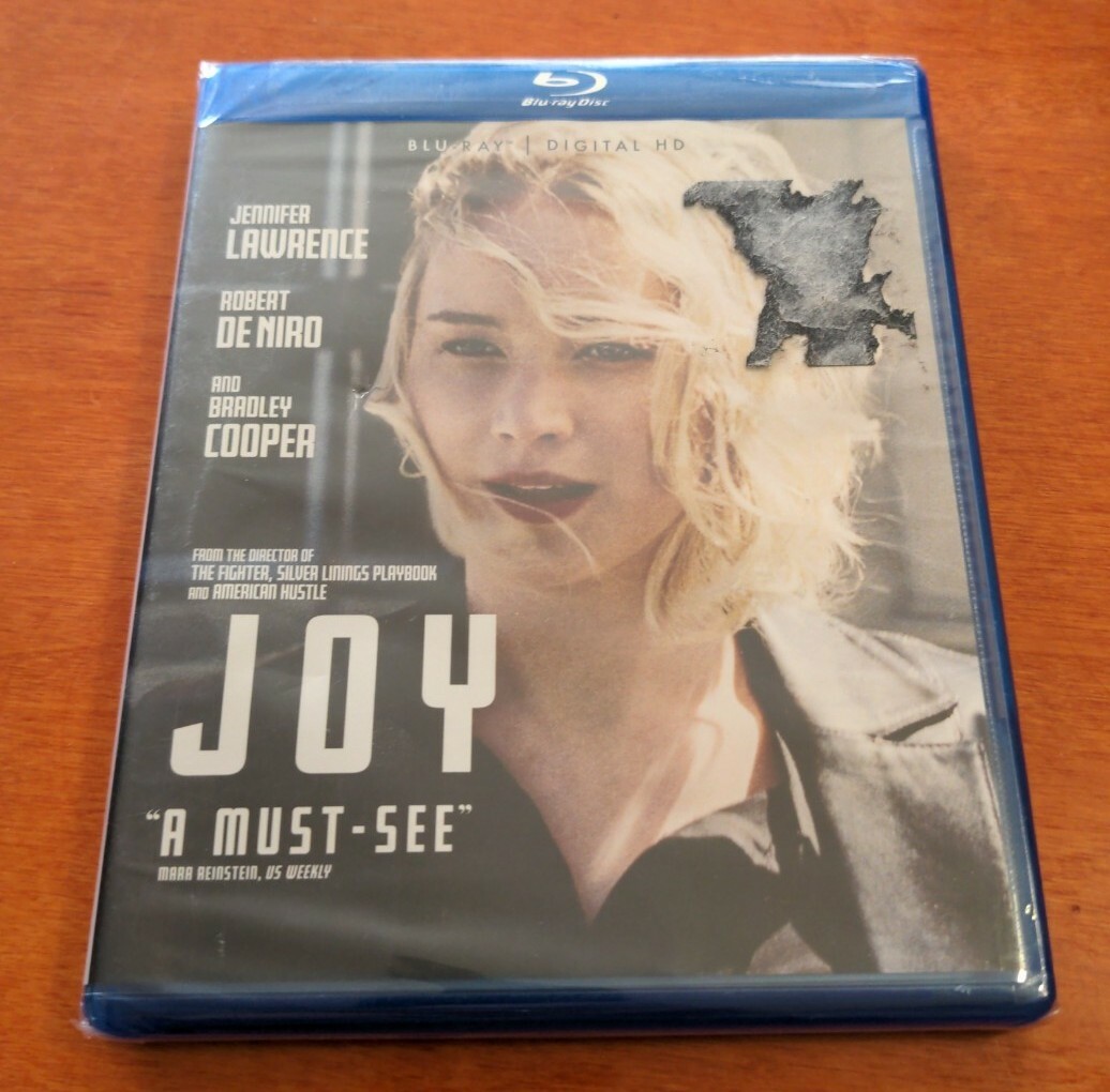 Joy Blu-ray Jennifer Lawrence Robert De Niro Bradley Cooper David O. Russell