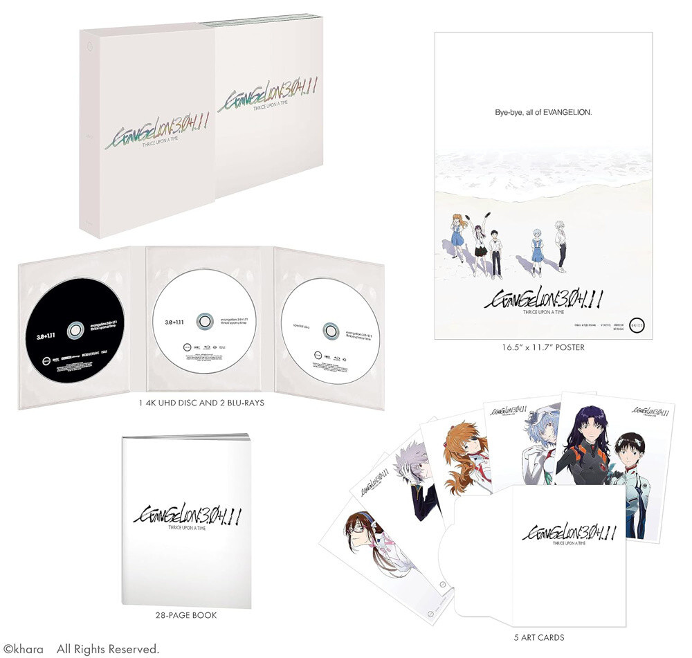 EVANGELION:3.0+1.11 THRICE UPON A TIME Collector’s Edition 4K HDR/2K BLURAY