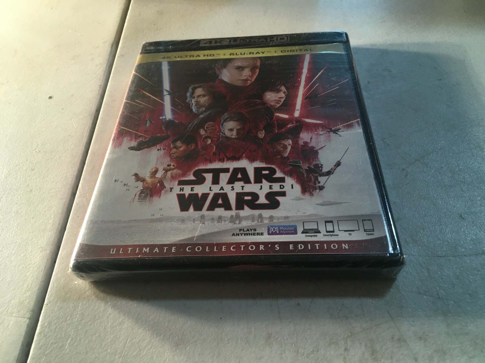 Star Wars The Last Jedi Ultimate Collector’s Edition 4k Ultra HD Brand New