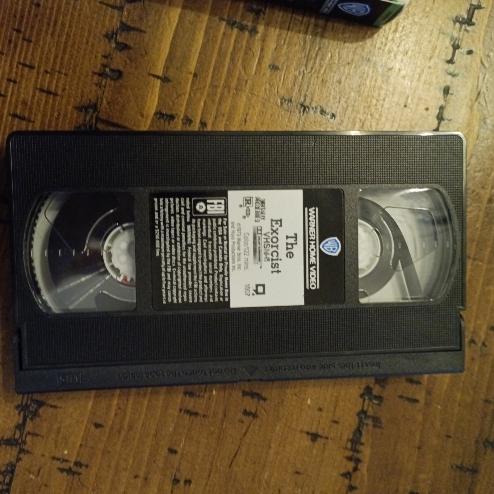 The Exorcist VHS 1973 Horror Movie Warner Home Video 1007 Digitally Processed