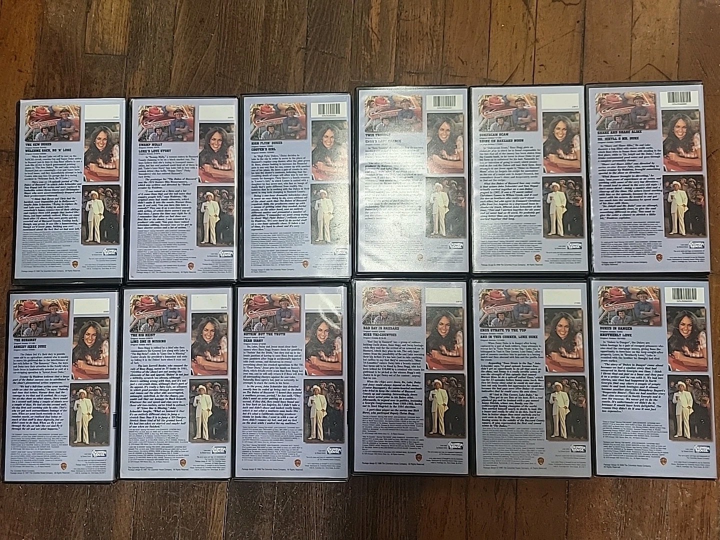 32x The Dukes Of Hazzard: The Collector’s Edition VHS Tape Lot (Columbia House)