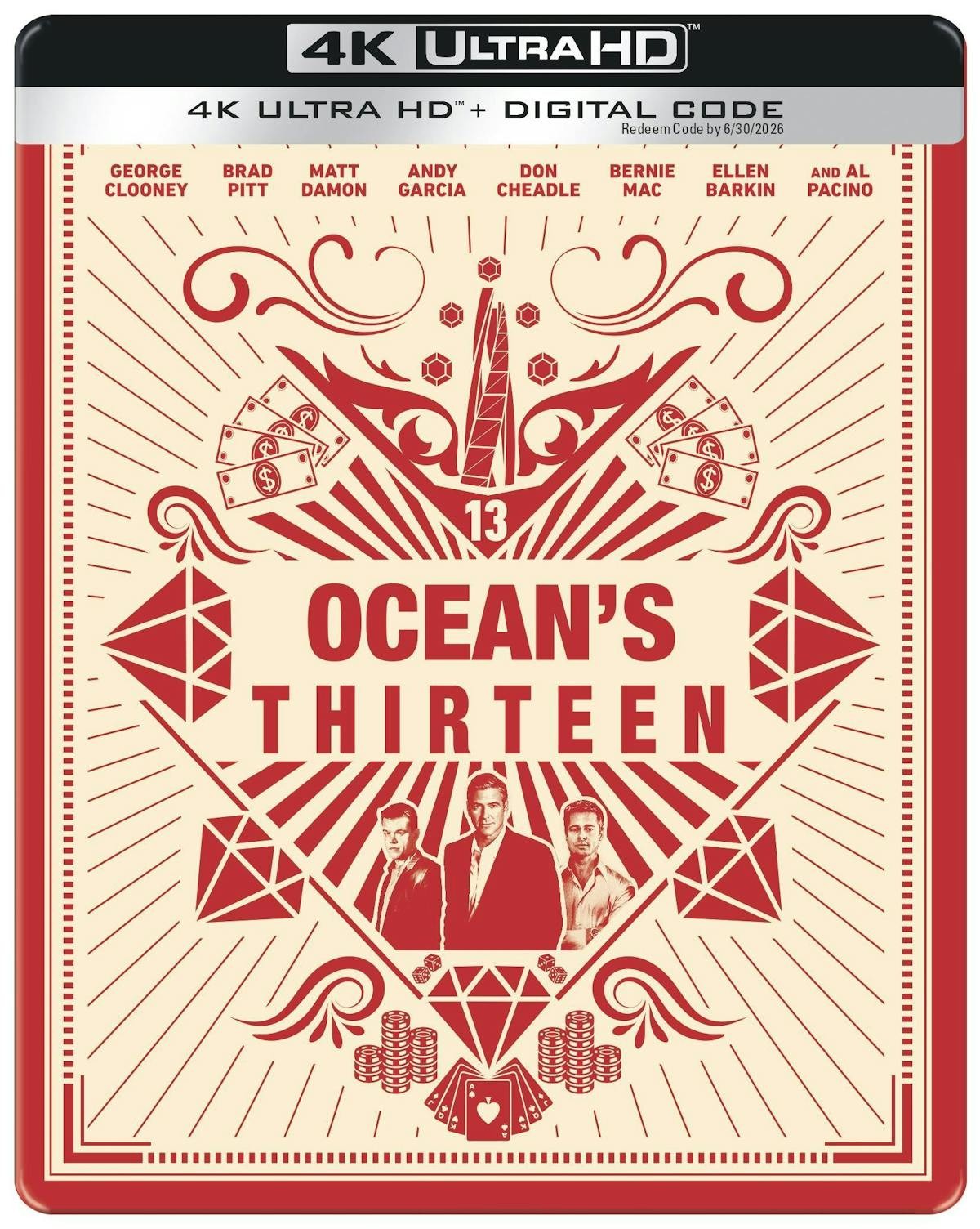 Ocean’s Thirteen Limited Edition 4K Steelbook New (Ocean’s 13)