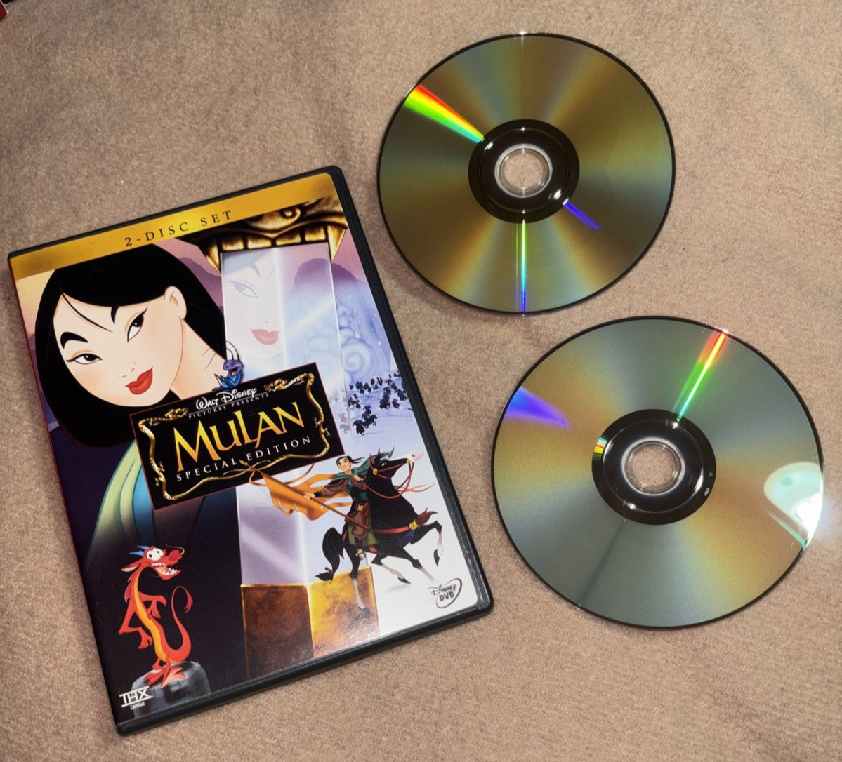 LOT OF 5 DVD Titles, 17-Discs-MULAN, NEMO, STAR TREK, SHAMELESS, ROBINSONS, GOOD