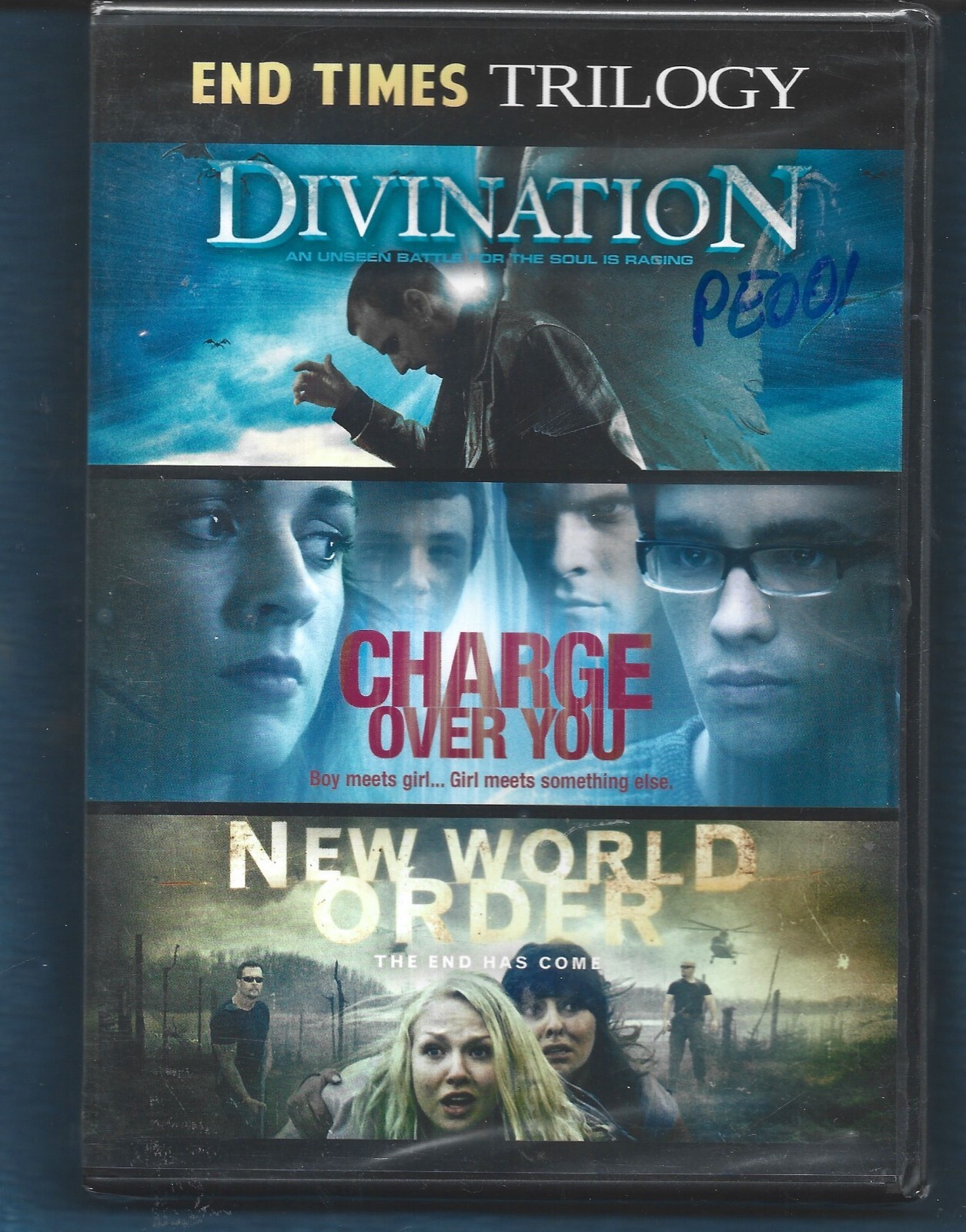 Factory Sealed DVD-End Times Trilogy-NWO, Divination, Charge Over You