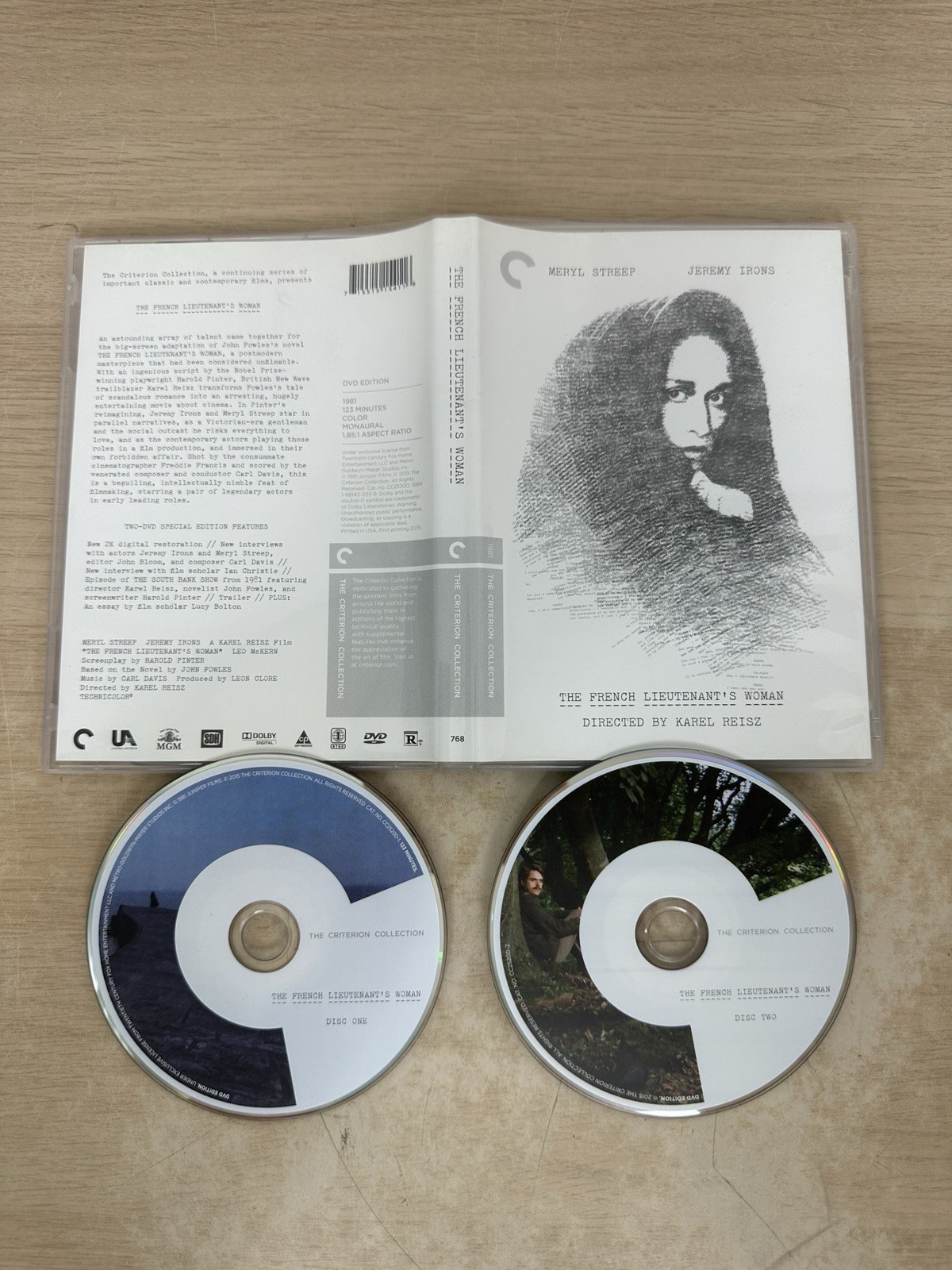 The French Lieutenant’s Woman (1981) – The Criterion Collection #768- 2-DVD Set