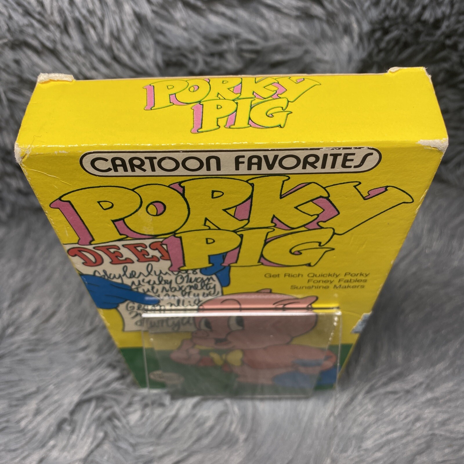 Cartoon Favorites Porky Pig VHS Tape 1940s 1950s Rare Cartoon Classic Movie Film