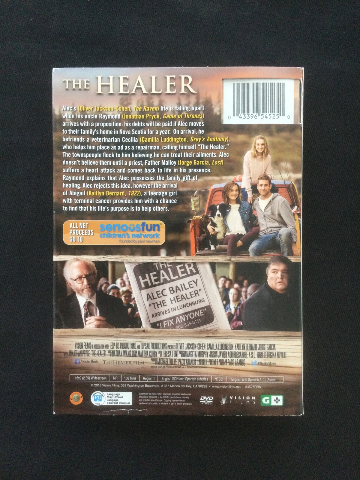 The Healer DVD 2018 w/Slipcover Brand NEW Free Shipping