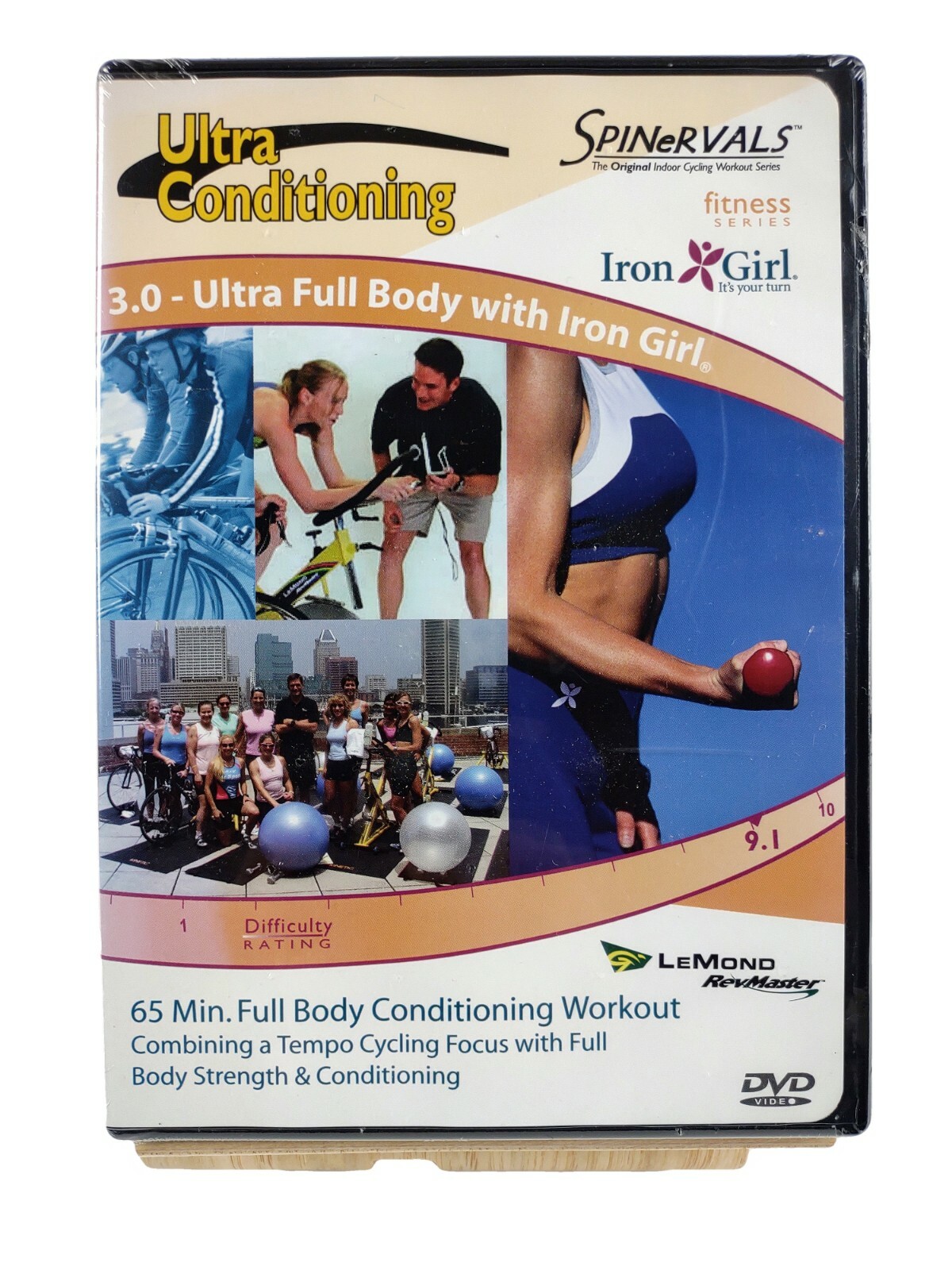 Spinervals Ultra Conditioning 3.0: Full Body With Iron Girl DVD + Tempo Cycling