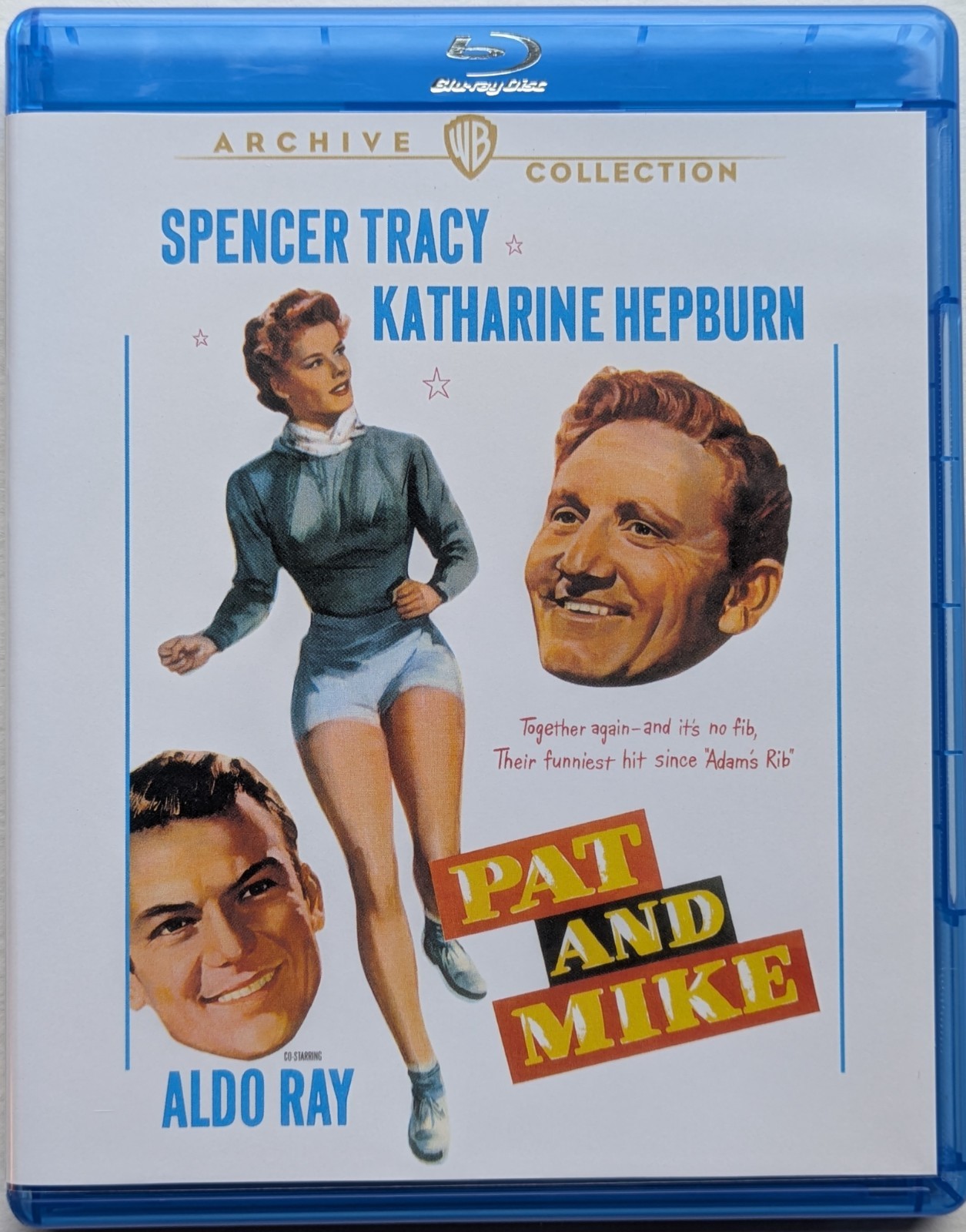 PAT AND MIKE Blu Ray (Warner Archive, 1952) Spencer Tracy, Katherine Hepburn