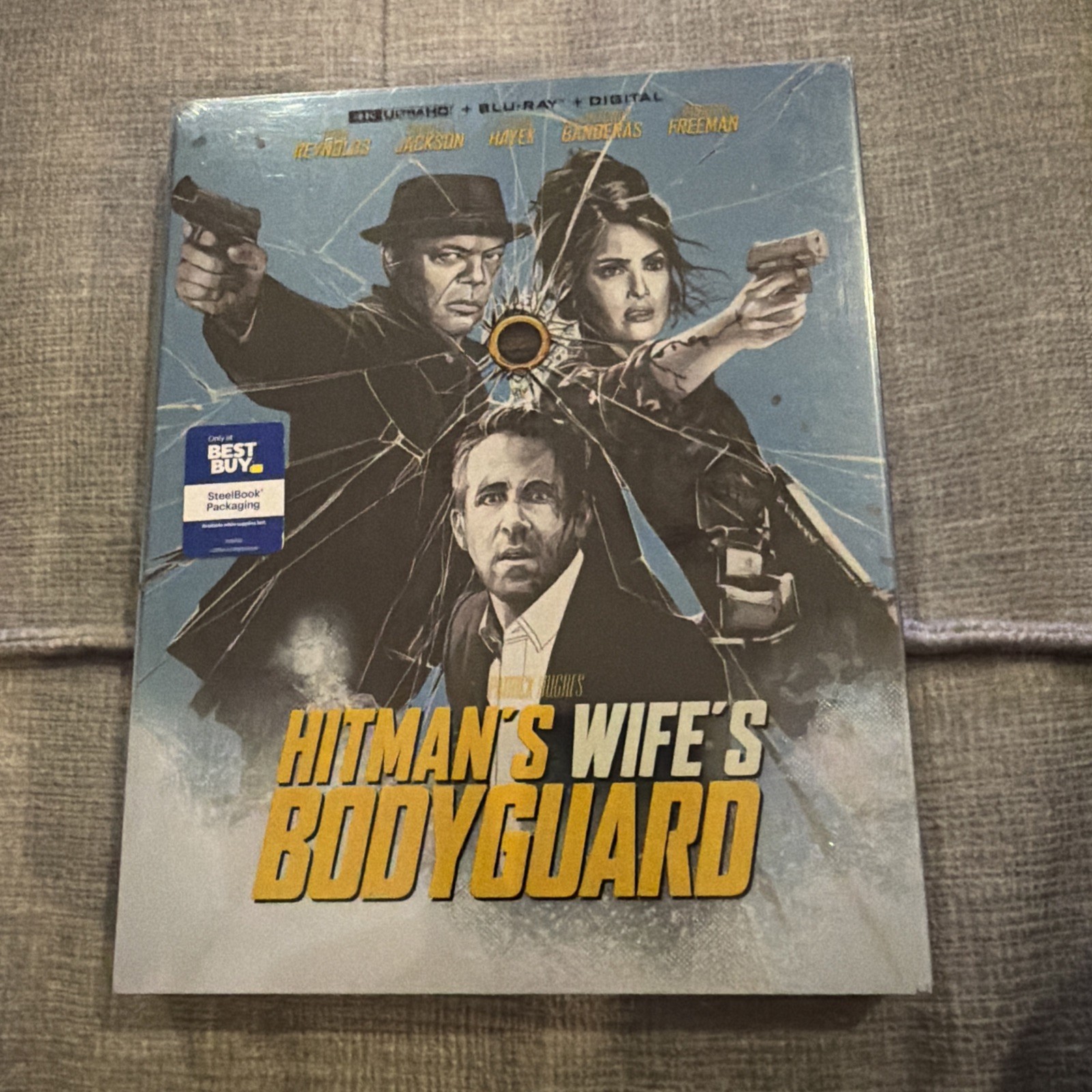 The Hitman’s Wife’s Bodyguard [4K + Blu-ray + Digital] Best Buy steelbook NEW