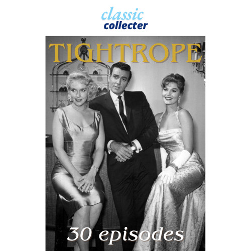 Tightrope 1959 TV Series DVD – 30 Episodes – Classic Crime Drama – Rare