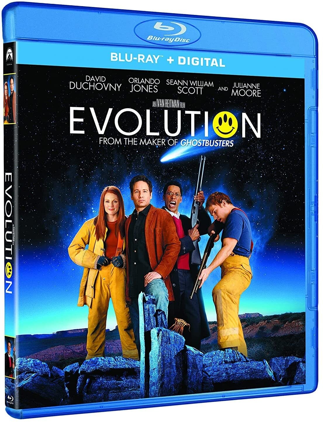 Evolution (Blu-ray) David Duchovny Julianne Moore Orlando Jones Ted Levine