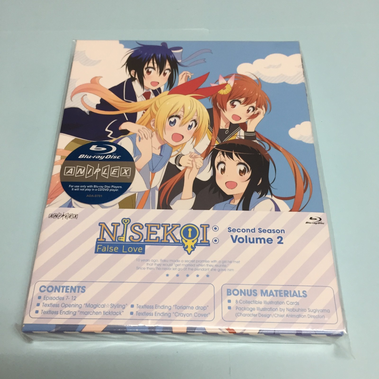 Nisekoi False Love Season 2 Volume 2 Two Blu-Ray English Aniplex Set Anime