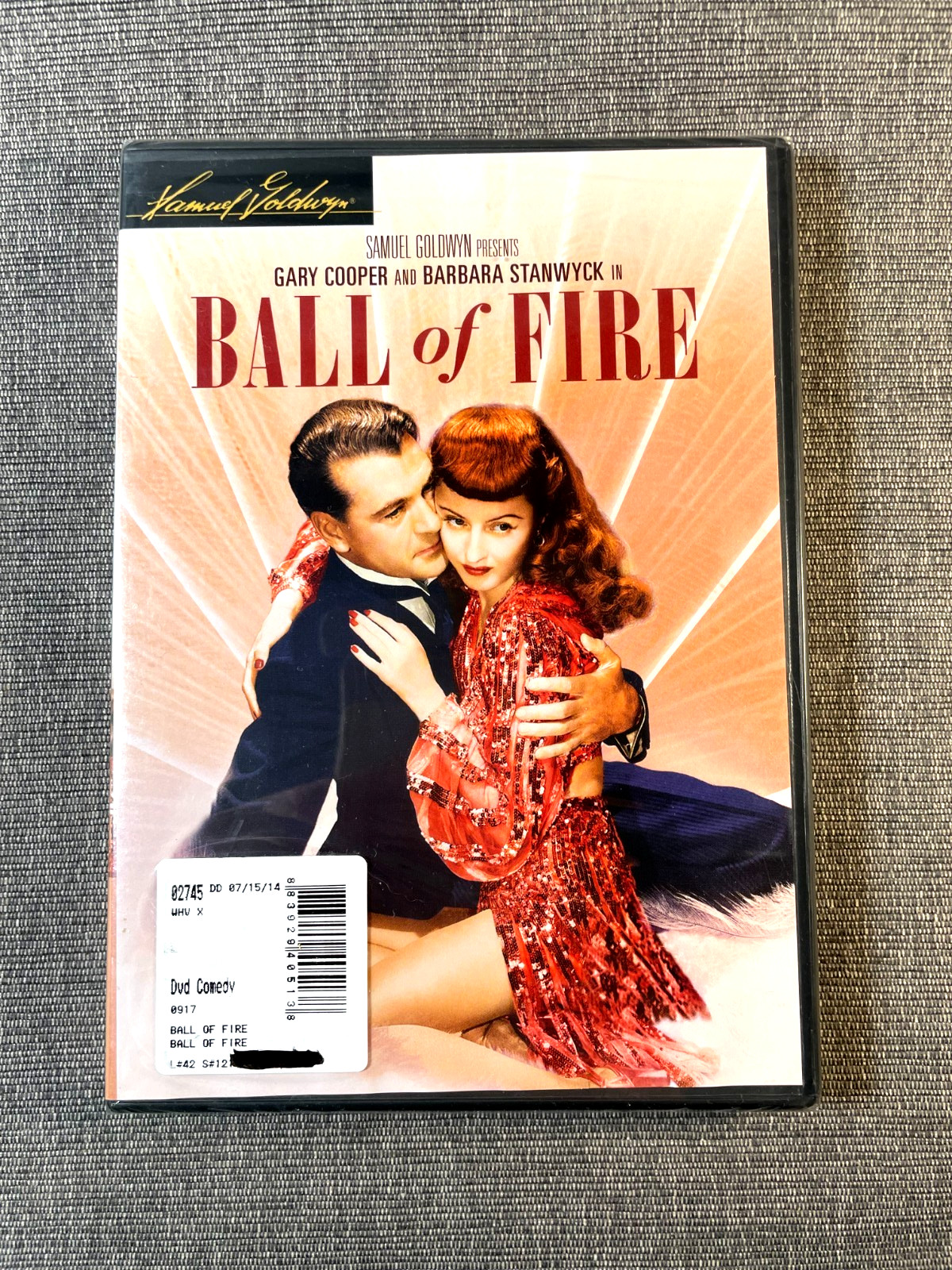 Ball of Fire DVD Barbara Stanwyck Gary Cooper 1941 Film Brand NEW