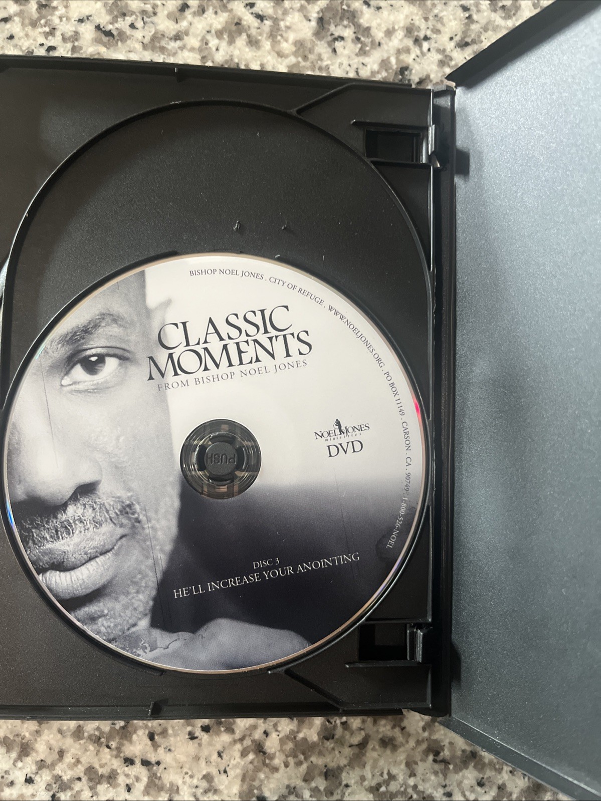 CLASSIC MOMENTS DVD BY Bishop Noel Jones 3-DISC DVD COLLECTION
