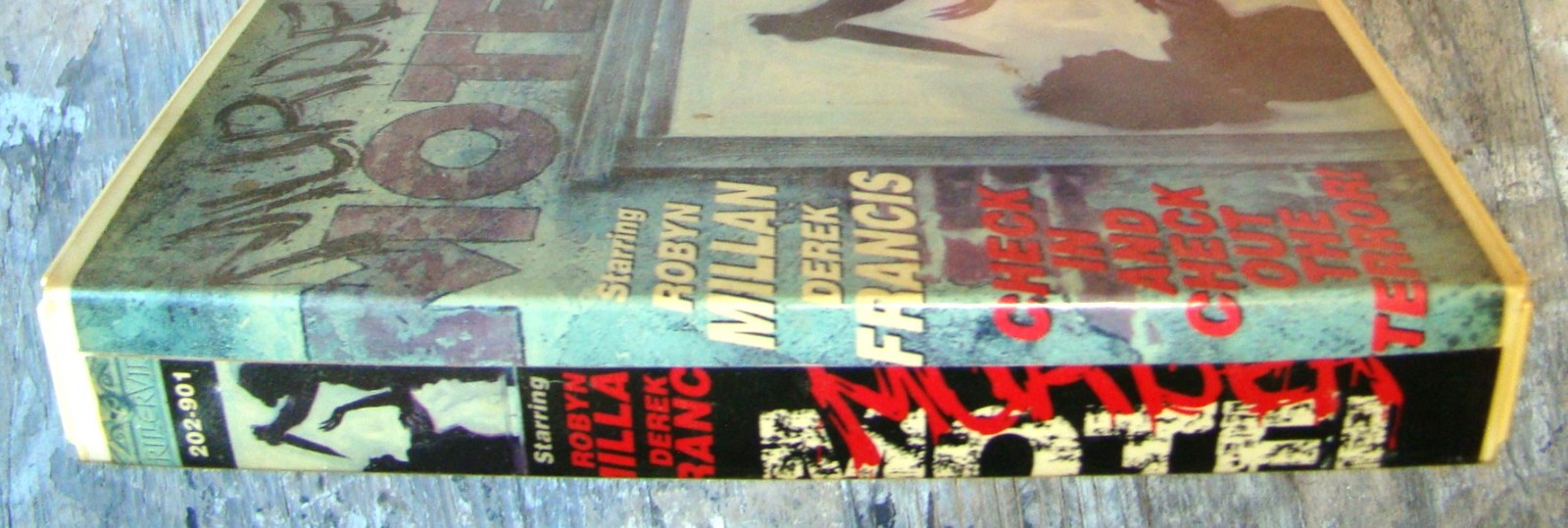 Murder Motel ~1986 VHS~ Robyn Millan Derek Francis B Movie Cult Classic 🔪📼