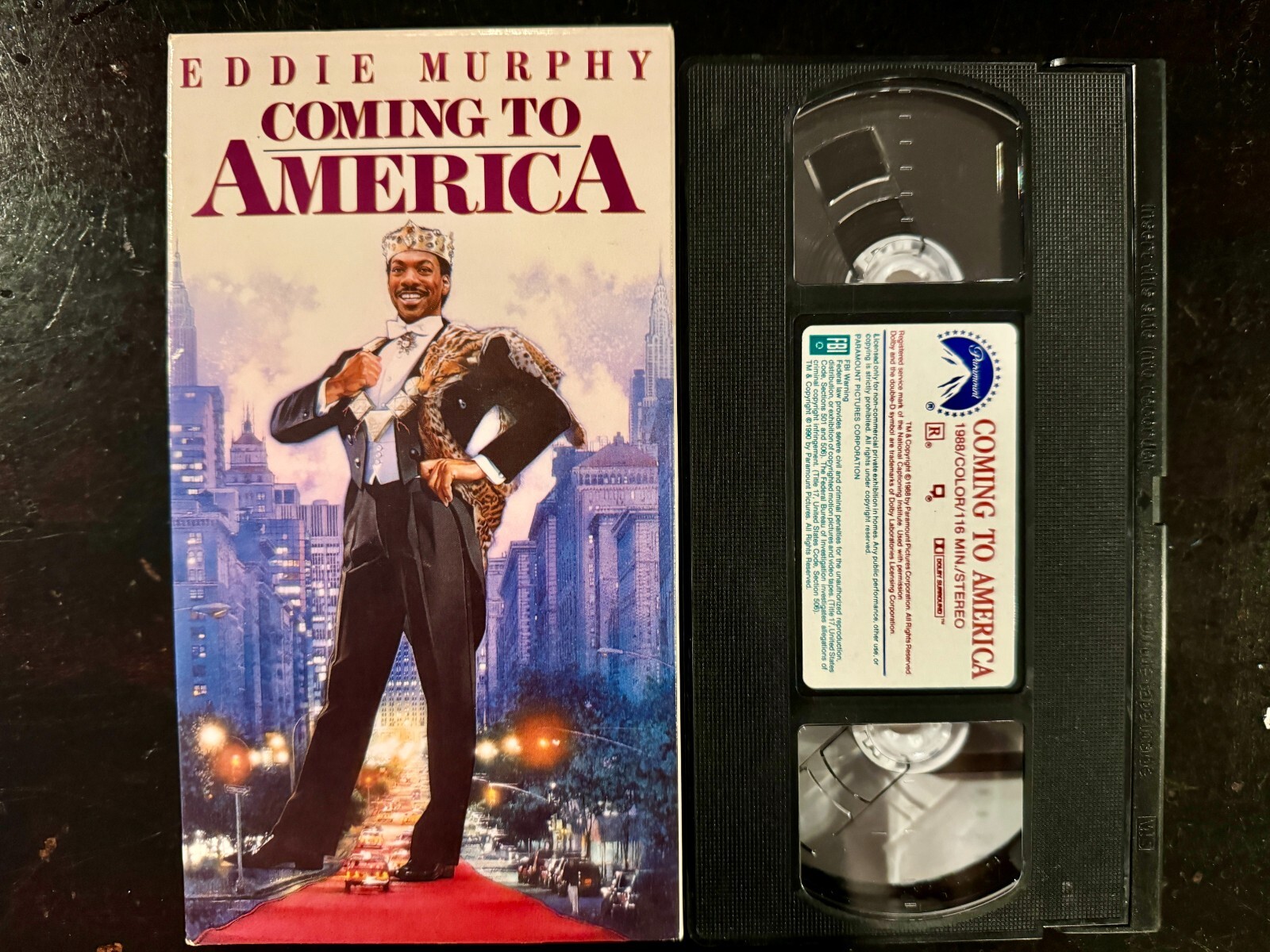 Coming to America (VHS, 1988) Eddie Murphy, John Landis, Great Condition!