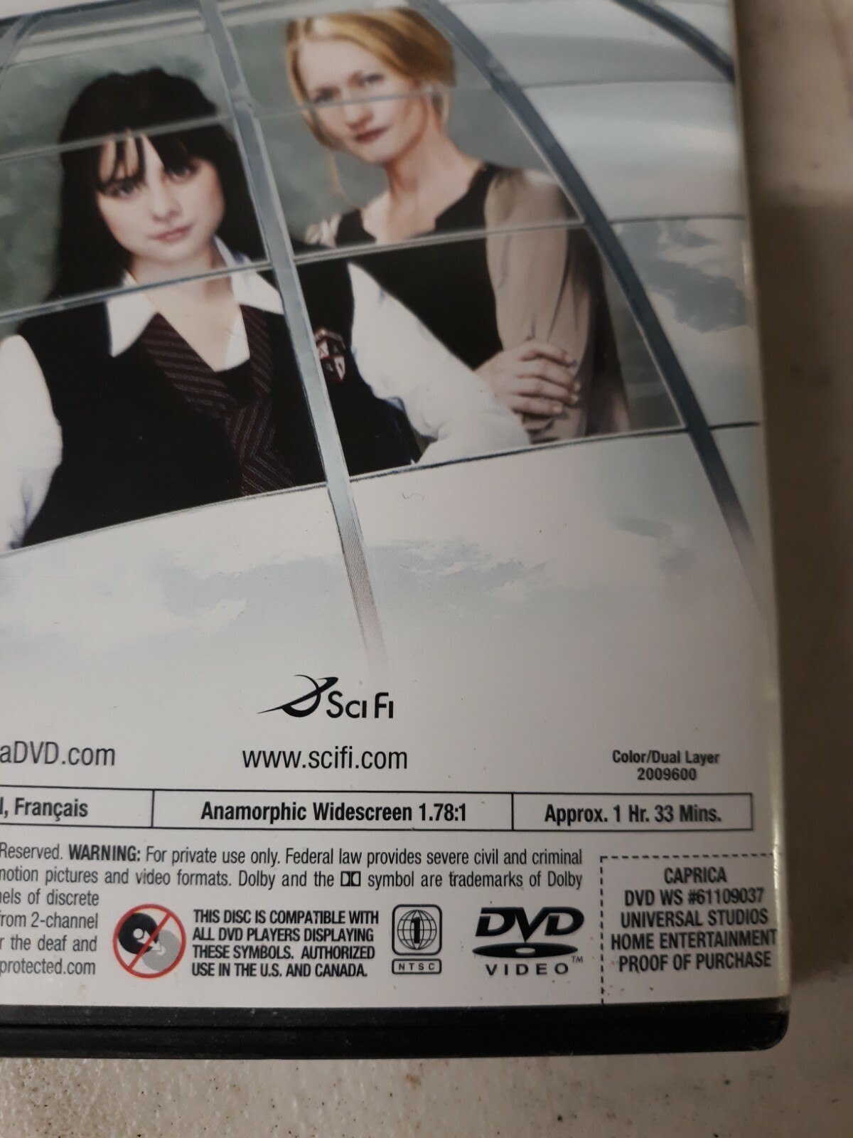 CAPRICA (Pilot) (DVD, 2009) Eric Stoltz, Esai Morales, Sina Najafi, Polly Walker