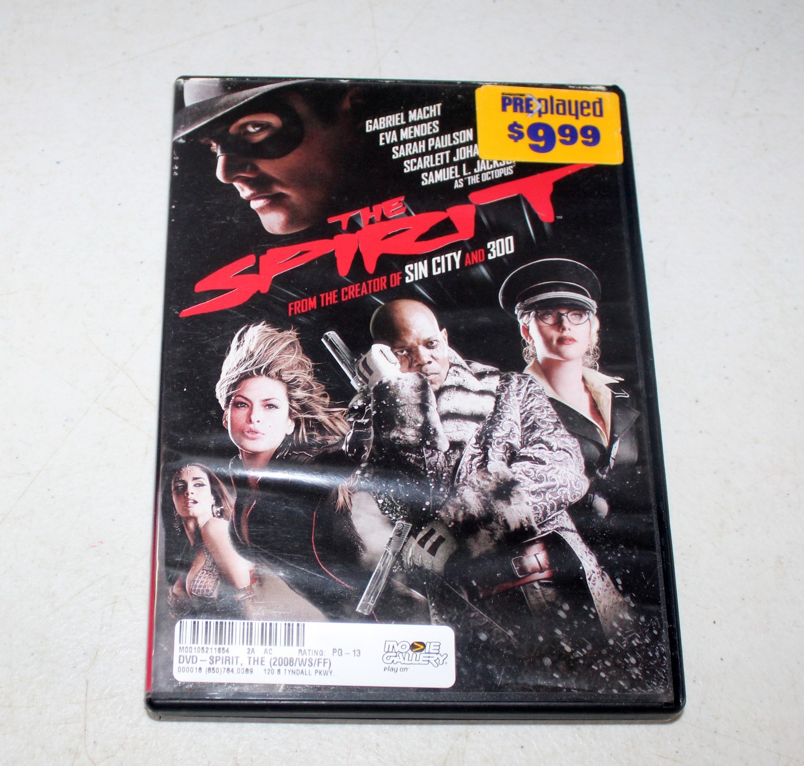 The Spirit (DVD) Eva Mendes, Scarlett Johansson, Samuel L. Jackson