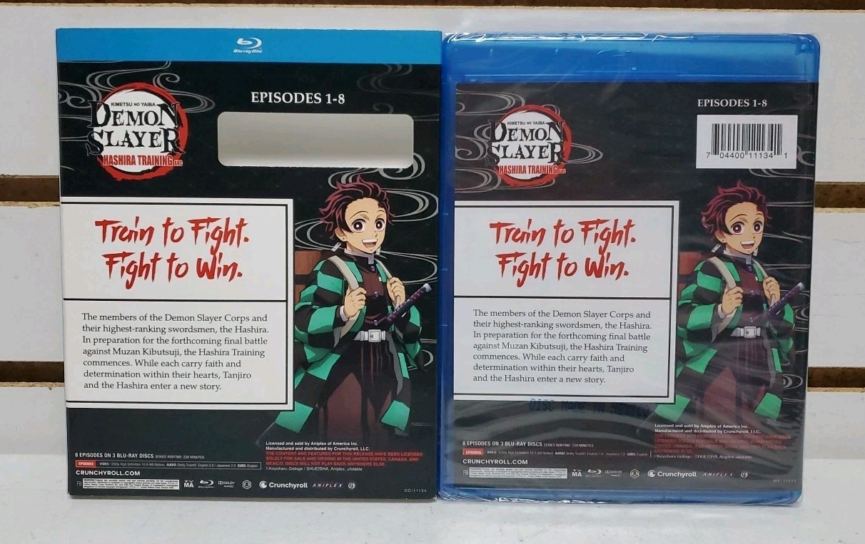 Demon Slayer: Hashira Training Arc (Blu-ray, Episodes 1-8) w/Slipcover – New #2