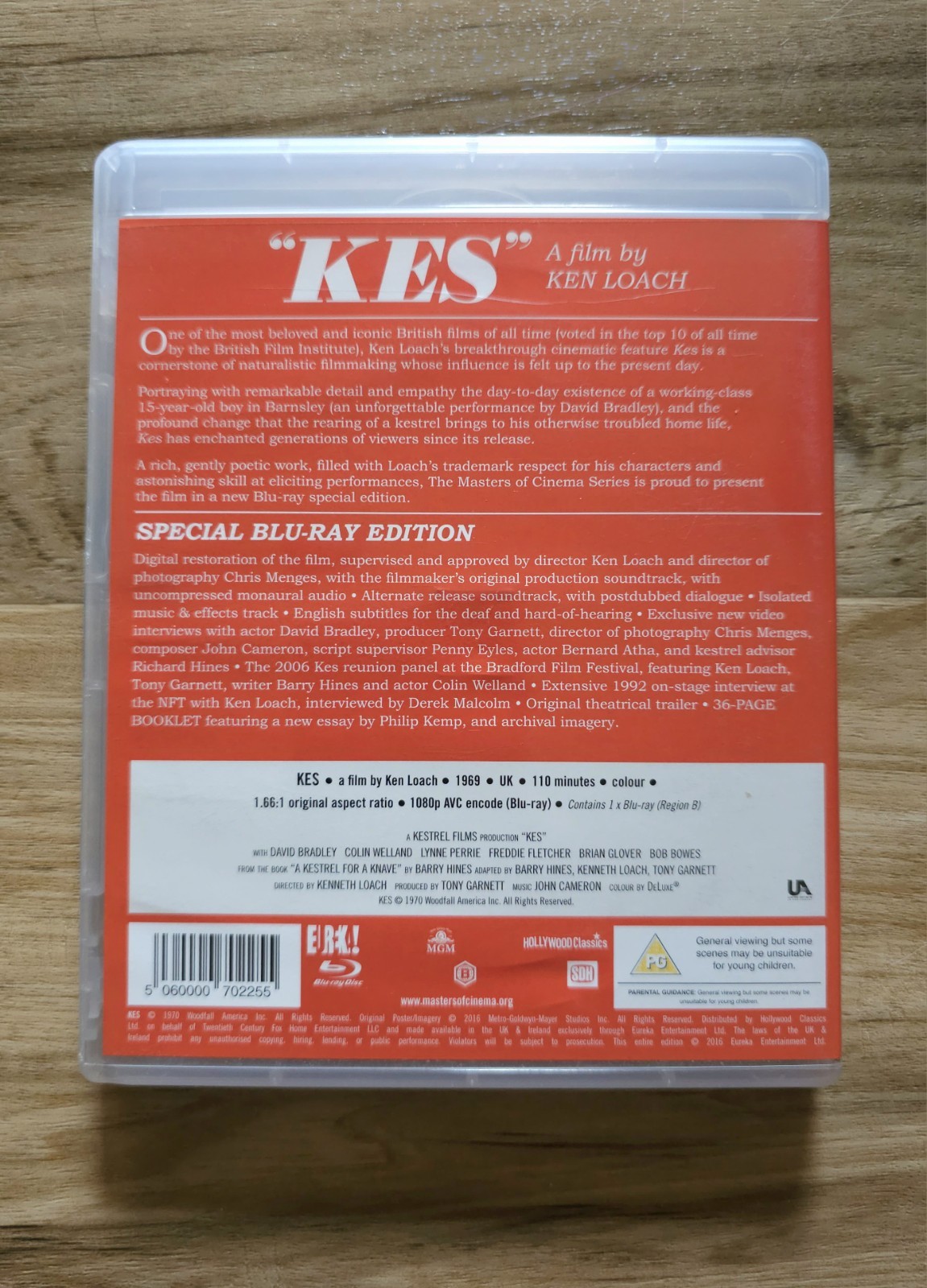 Kes (1970) – Eureka Masters of Cinema (REGION B Blu-ray) w/ booklet – OOP