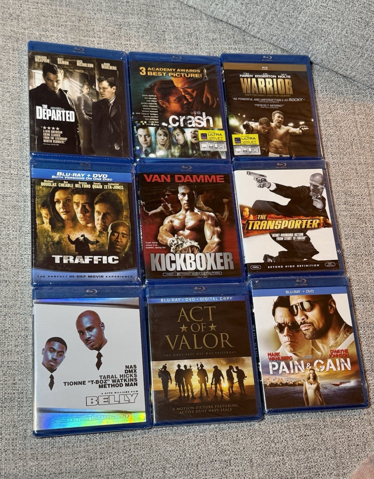 Blu-ray Movie Lot Director’s Cut: The Departed, Crash, Warrior, Traffic + More