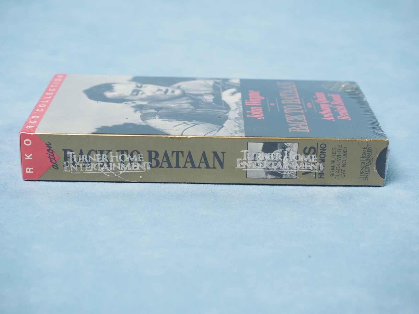 Back To Bataan John Wayne Anthony Quinn VHS 1989 1945 New Sealed
