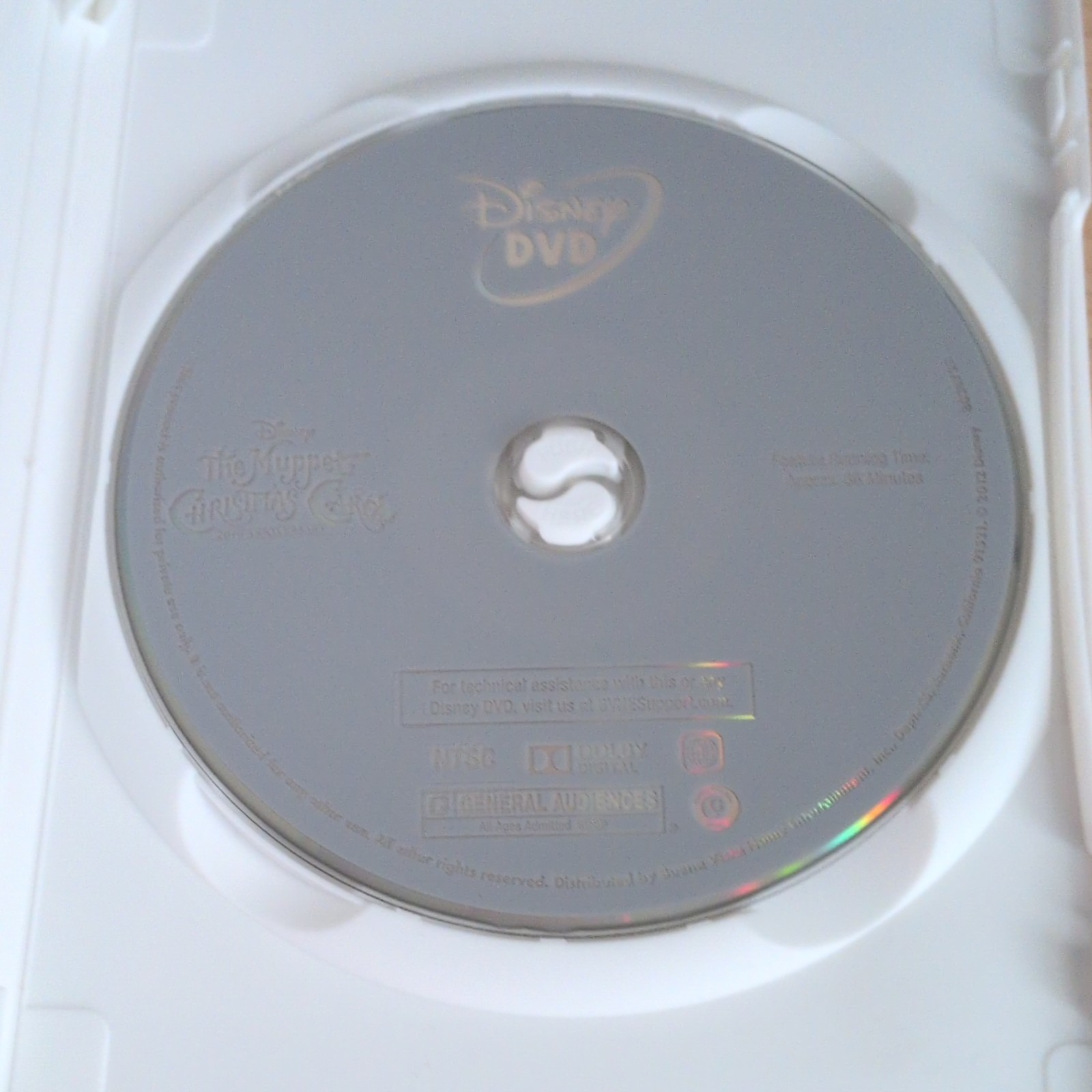Disney The Muppet Christmas Carol (2012) DVD G Family Widescreen 86 Min Eng