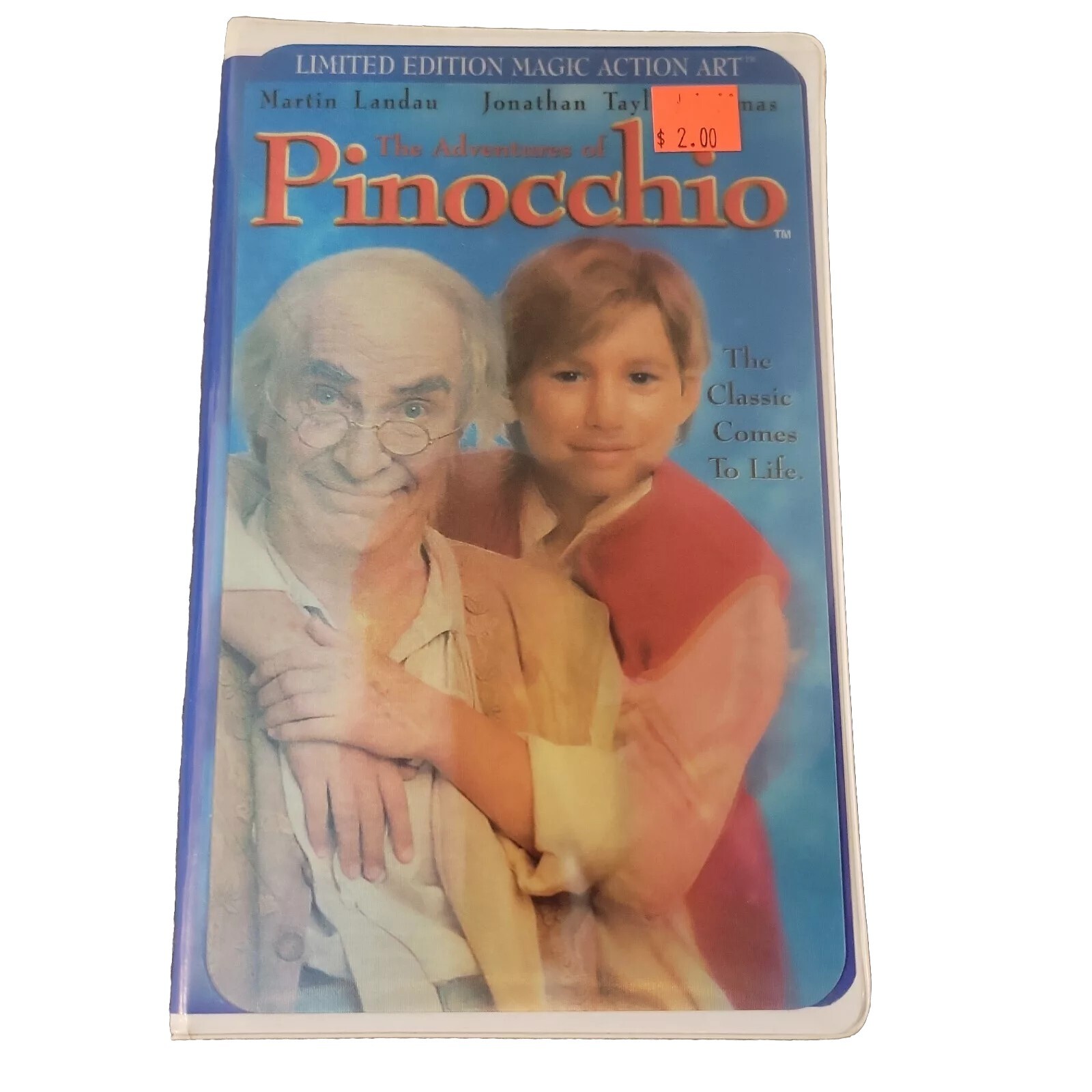 The Adventures of Pinocchio (VHS, 1996, Clamshell) Johnathan Taylor Thomas