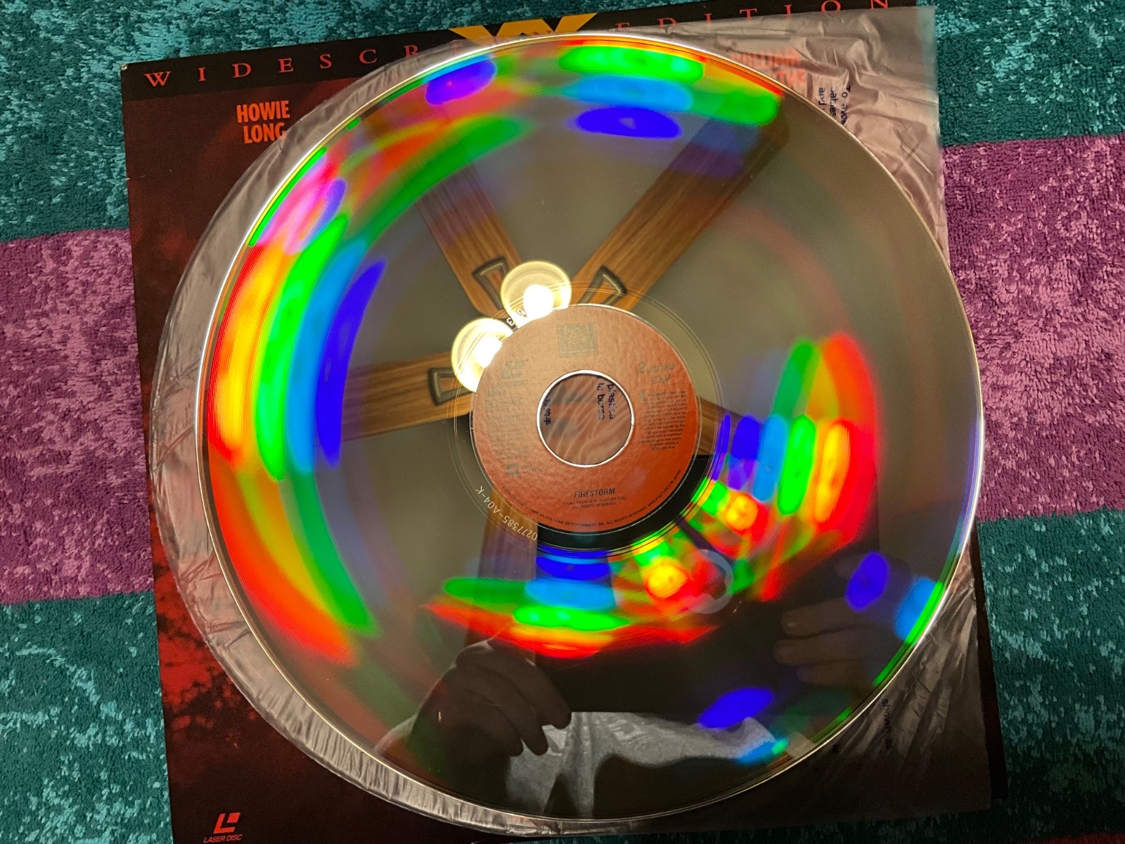 Laserdisc Firestorm Action Howie Long Sold As Is