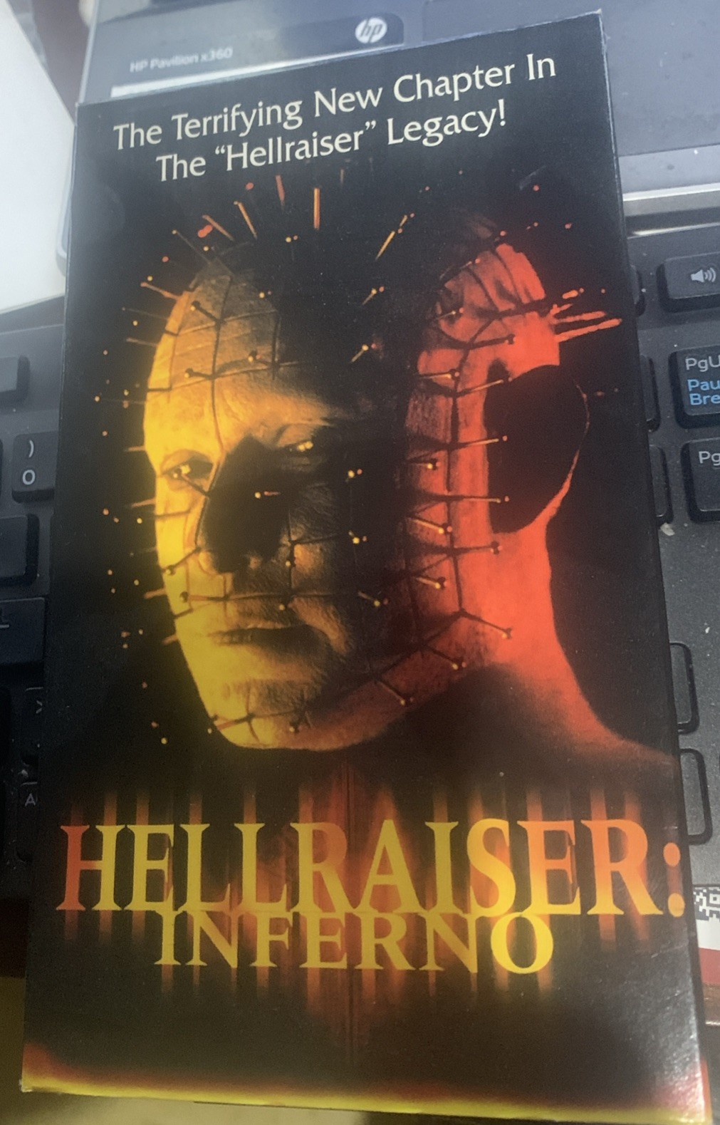 CLIVE BARKER’S HELLRAISER INFERNO VHS BUENA VISTA HOME VIDEO FIRST PRINT