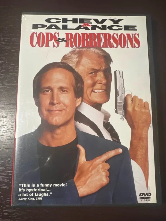 COPS & ROBBERSONS DVD MOVIE, CHEVY CHASE, JACK PALANCE, DIANNE WIEST