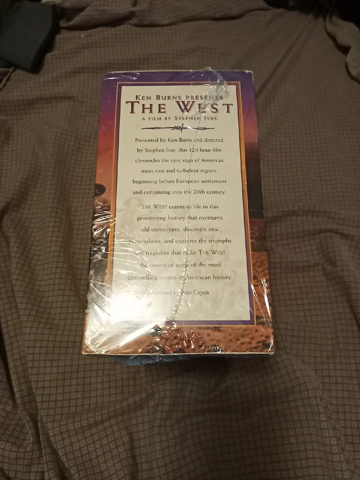 Ken Burns Presents – The West: A Film by Stephen Ives (VHS, 1996, 9-Tape Set)