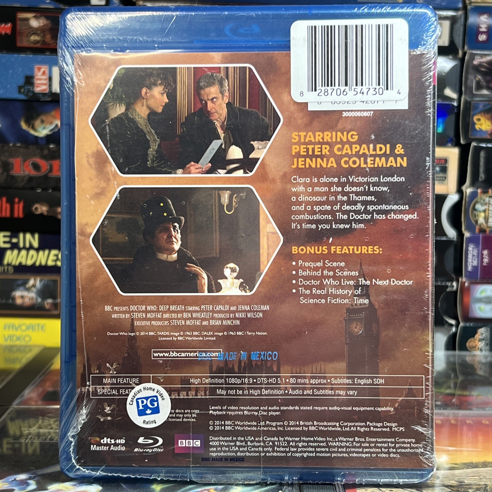 Doctor Who Deep Breath 2014 Blu-ray New Peter Capaldi Season 8 Episode 1 Dr 12th