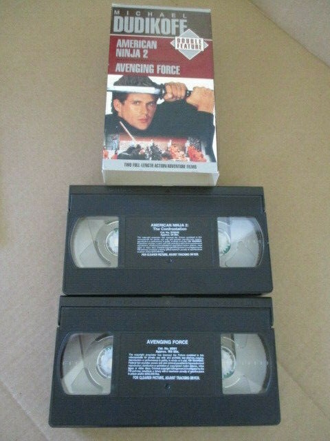 🎄American Ninja 2 & Avenging Force VHS