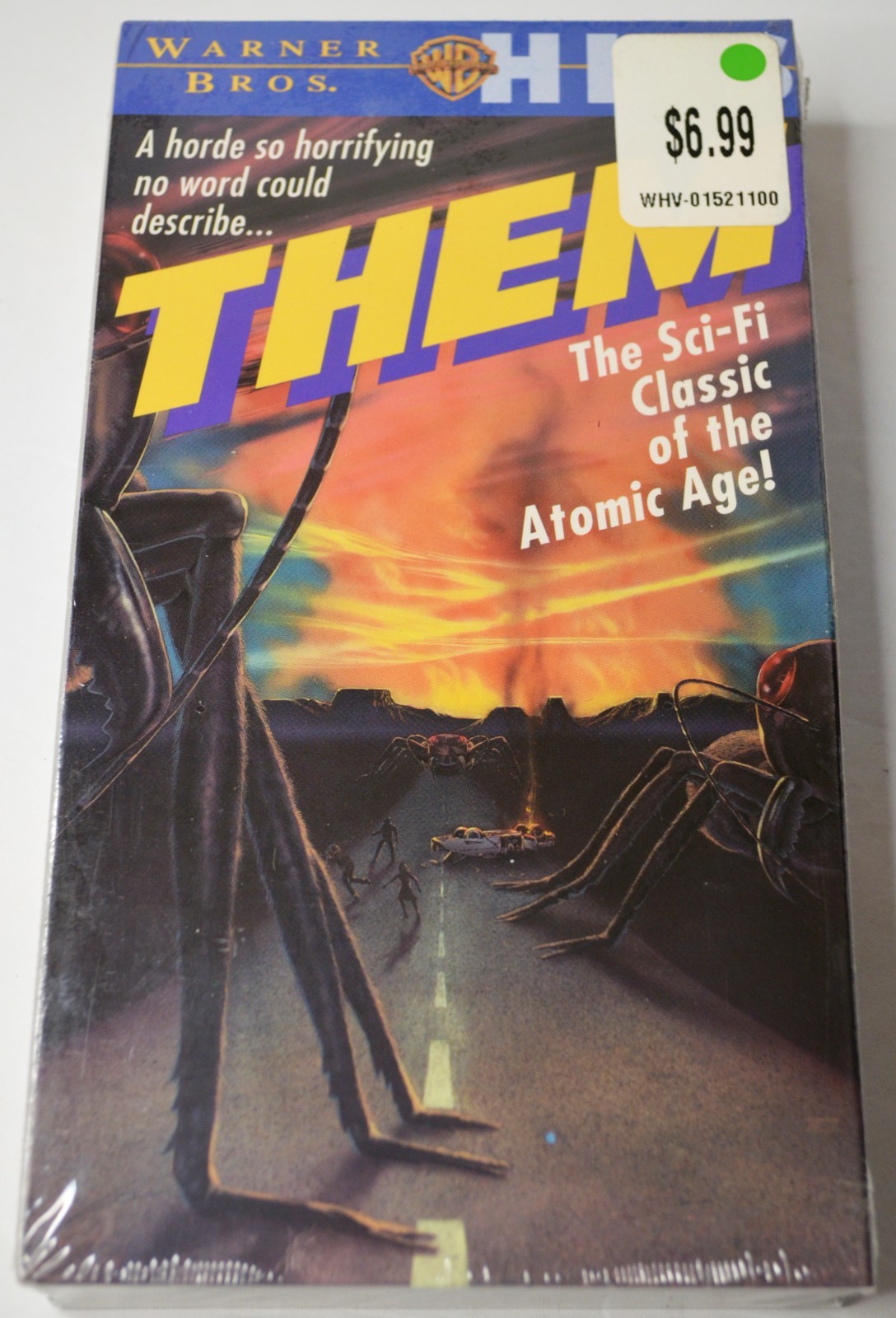 1954 THEM 1997 VHS TAPE STARRING JAMES WHITMORE NEW SEALED
