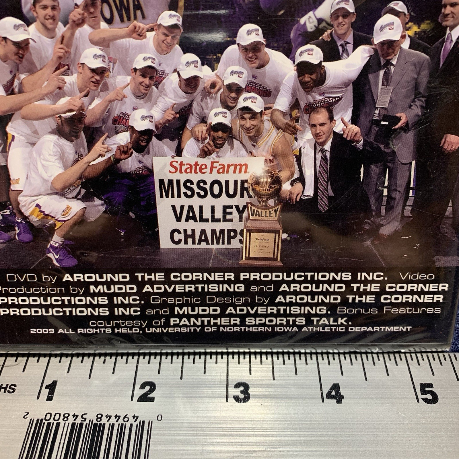 University of Northern Iowa Panthers 2008-2009 UNI Men’s Basketball DVD Unopened