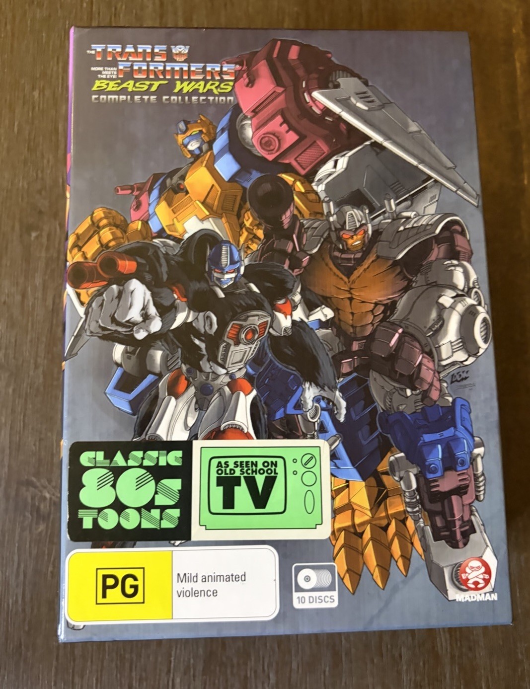 Transformers Beast Wars Complete Series 1-3 DVD 10-Disc Box Set R4 OOP Cartoon