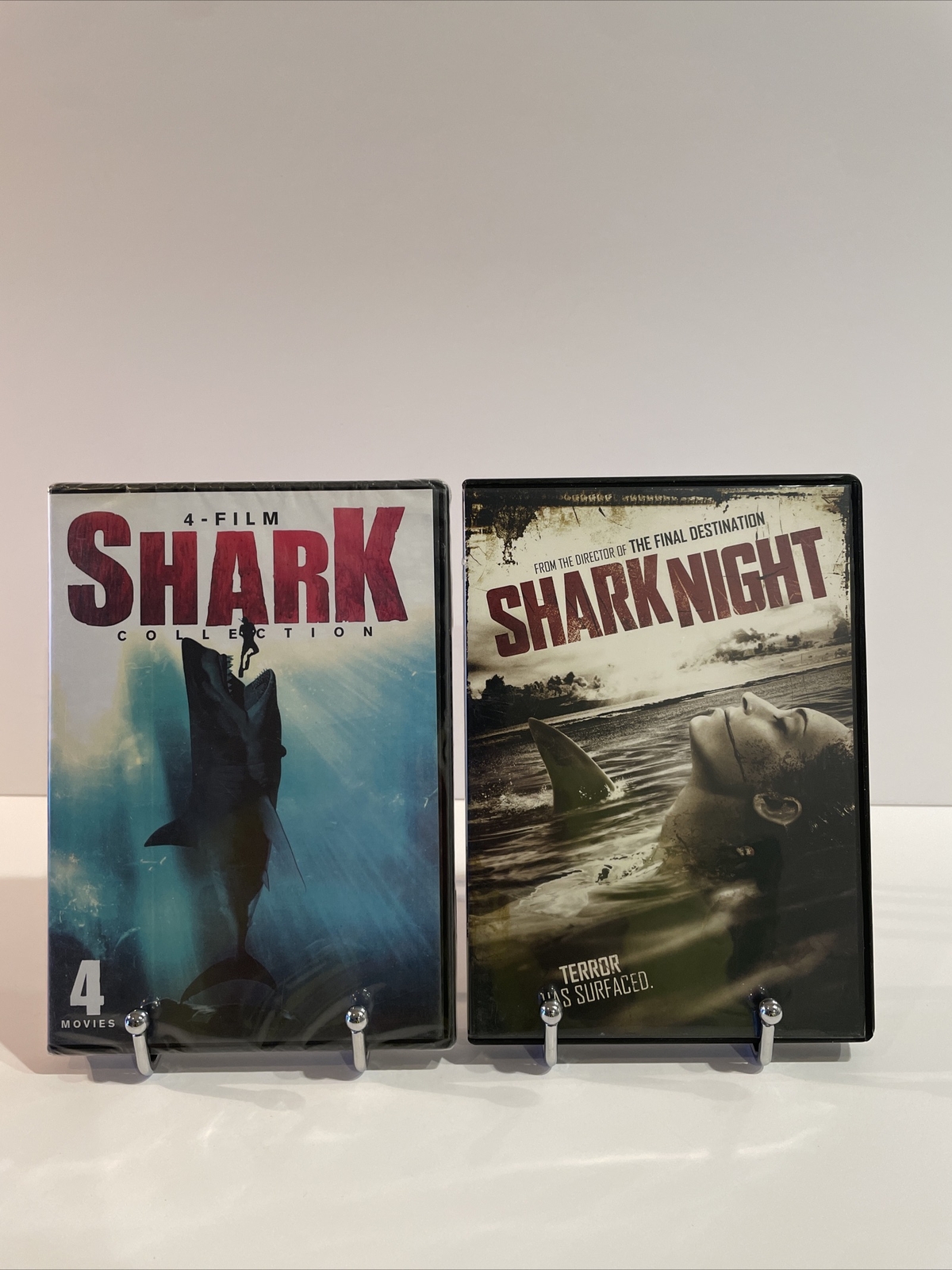 4-Film, Shark collection, (DVD 2021) NEW/SEALED & Shark Night (DVD, 2011) Lot/2