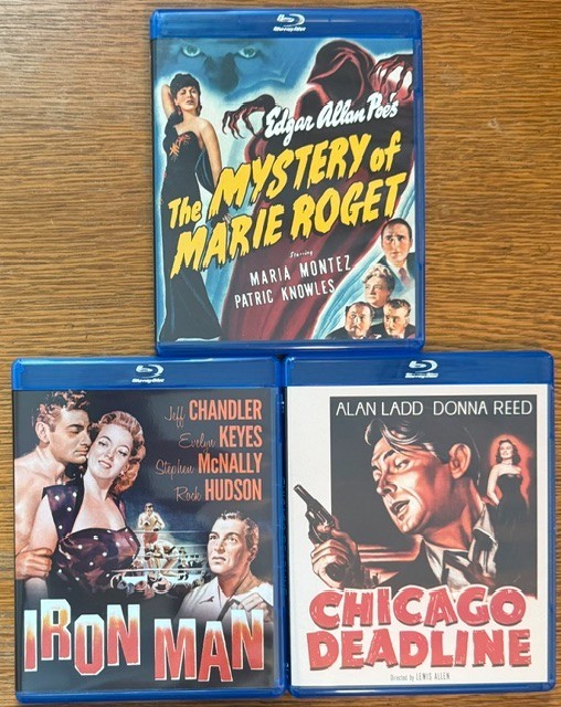 Film Noir: The Dark Side Of Cinema Volume XVI. Three Films. Kino Lorber.