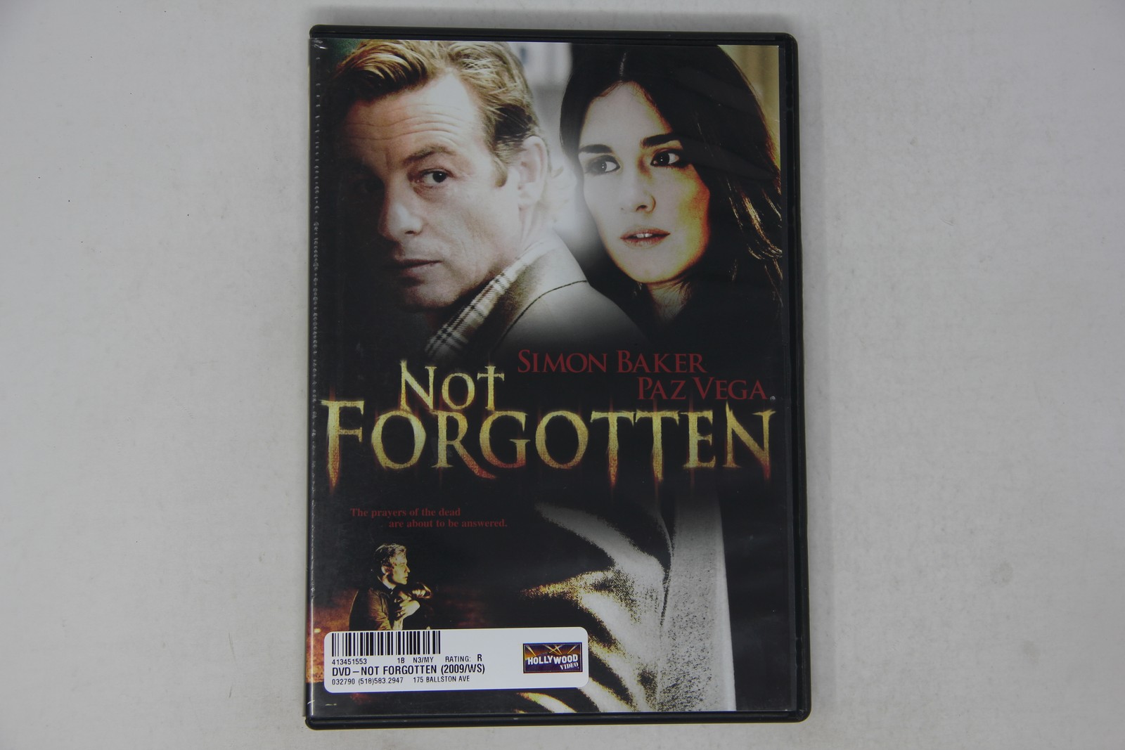 Not Forgotten DVD Simon Baker Paz Vega