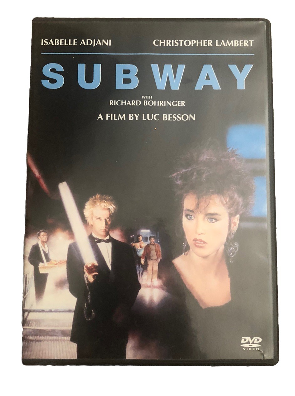 Subway The Movie – 1985 DVD – Luc Besson – Slim Case – Very Good – French