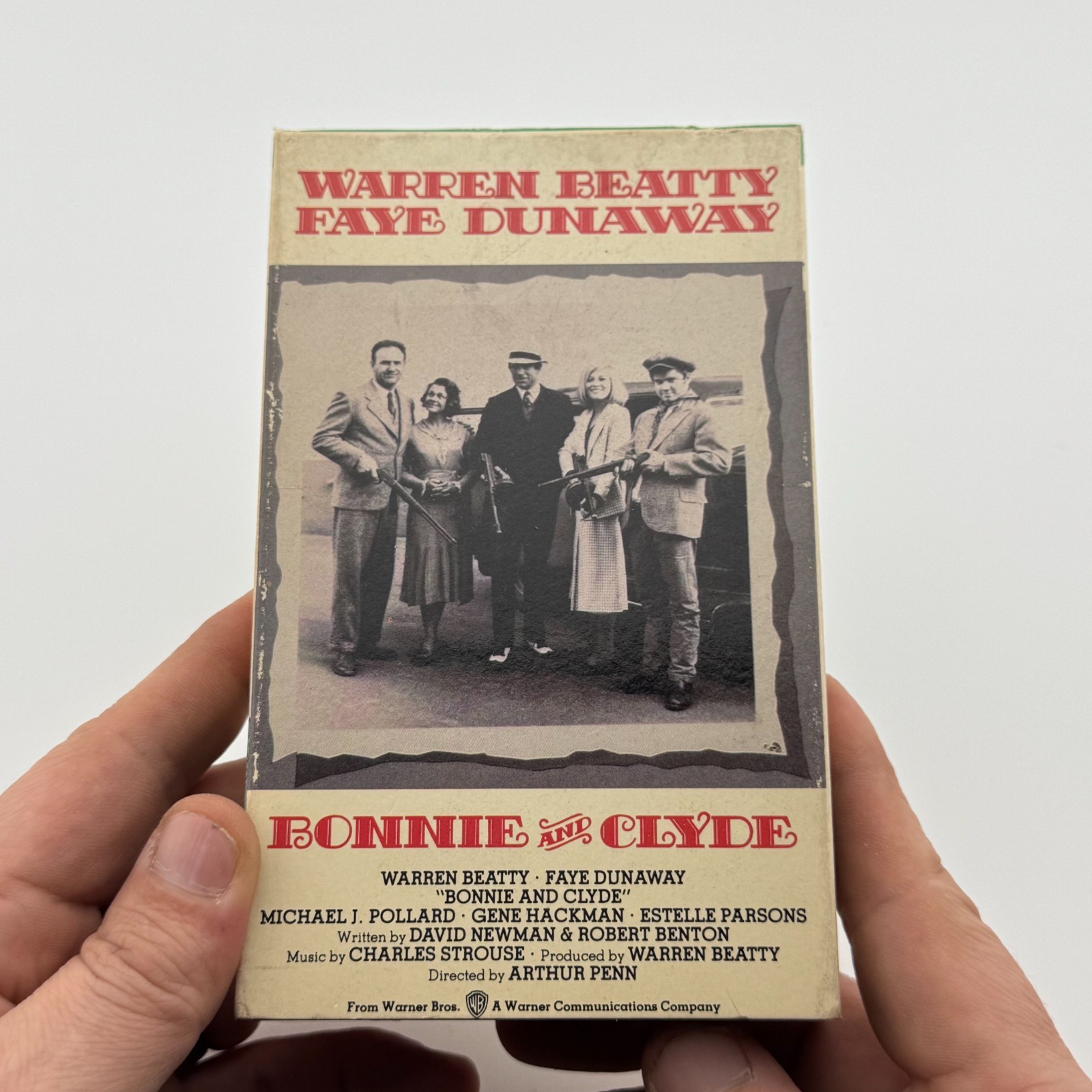 Bonnie and Clyde Betamax Tape Warner Home Video 105 Min Not Rated