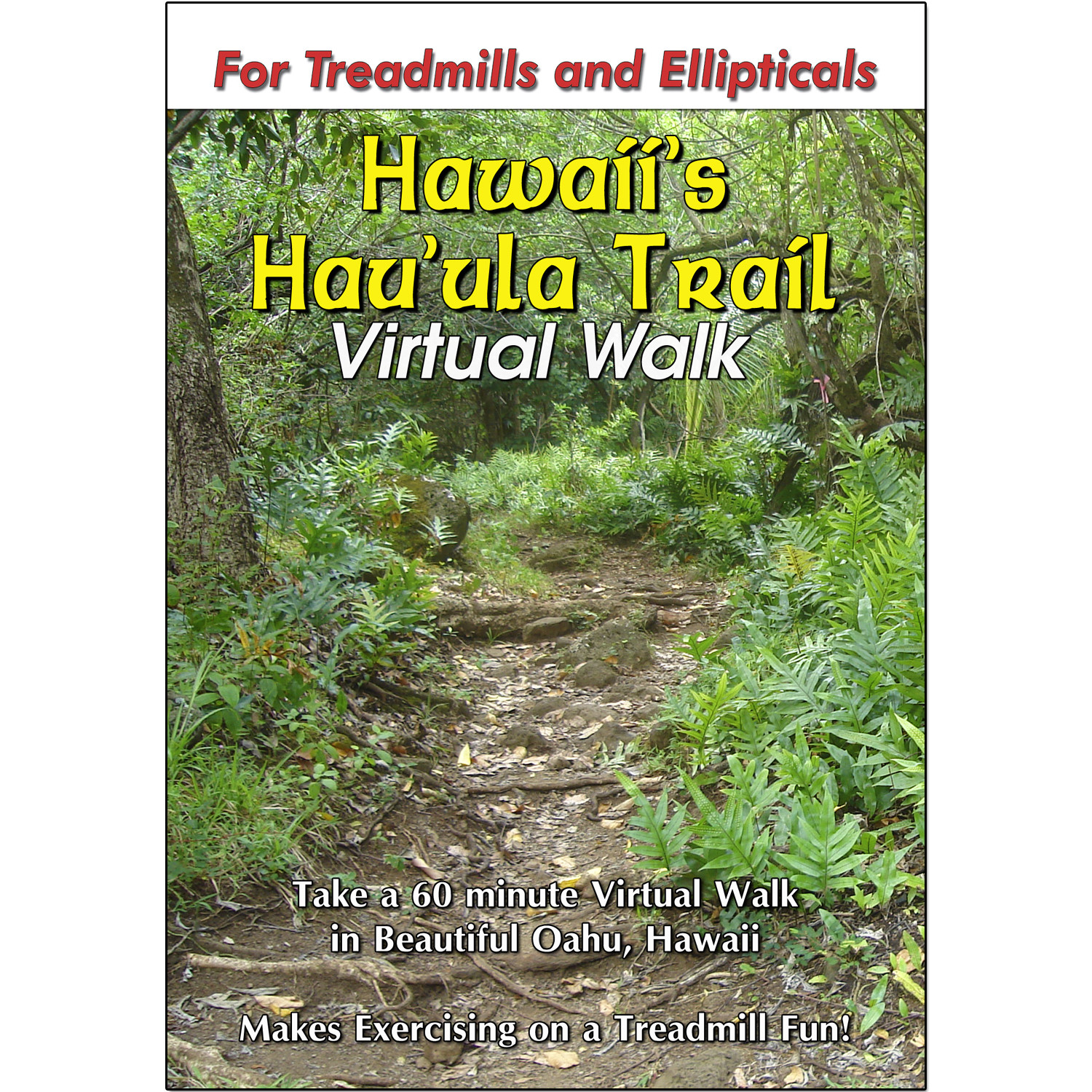 HAWAII’S HAU’ULA TRAIL WALK – TREADMILL SCENERY DVD – VIDEO EXERCISE FITNESS