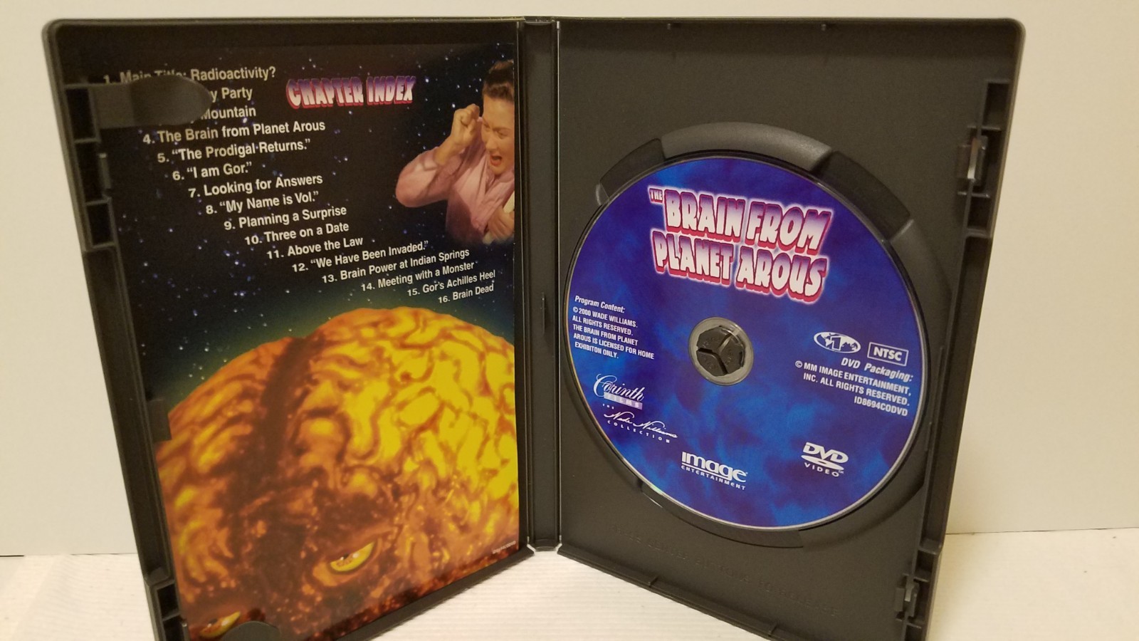 THE BRAIN FROM PLANET AROUS (1958) JOHN AGAR CLASSIC! DVD Image Entertainment